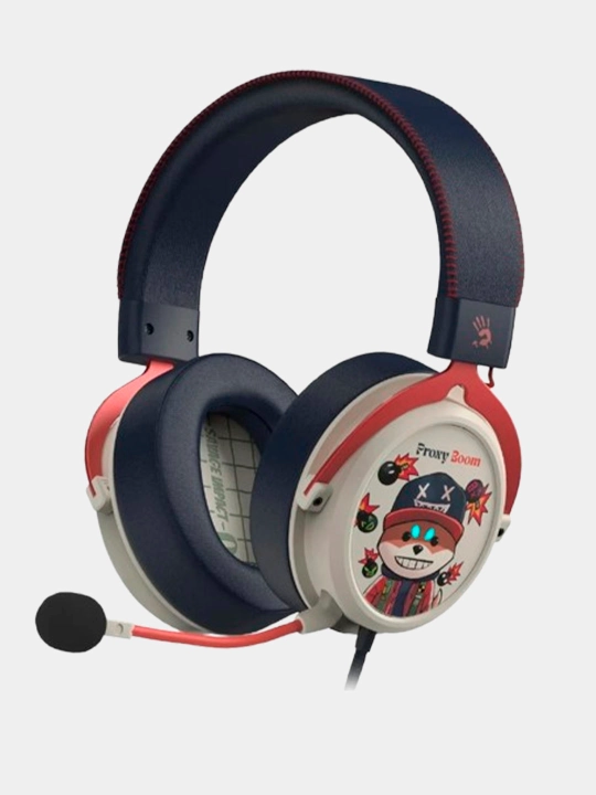 Игровые наушники Bloody M595 Proxy Boom, Renegade Midnight, Renegade Yellow