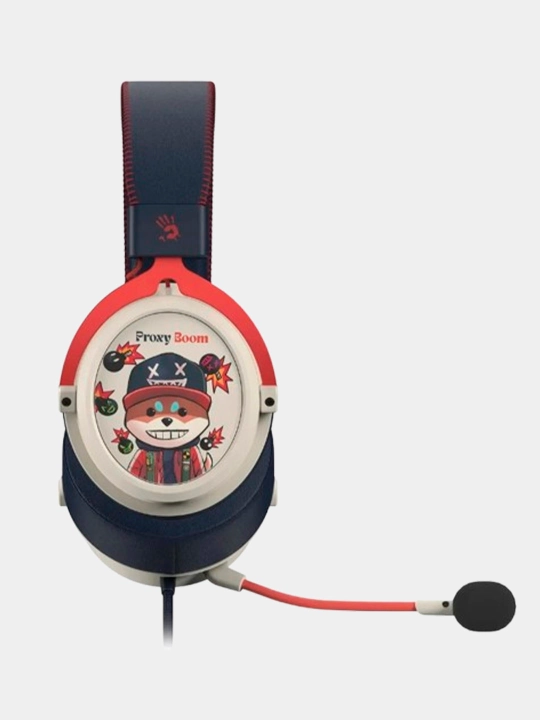 Игровые наушники Bloody M595 Proxy Boom, Renegade Midnight, Renegade Yellow