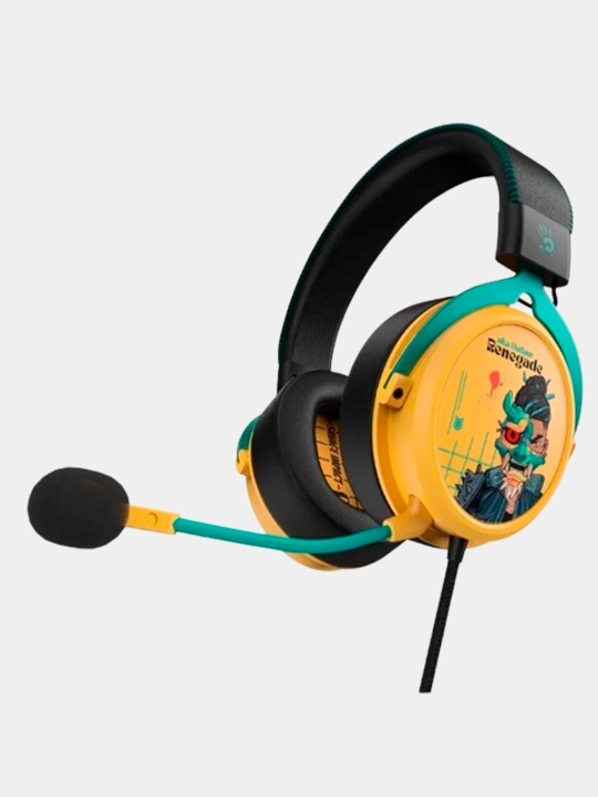 Игровые наушники Bloody M595 Proxy Boom, Renegade Midnight, Renegade Yellow