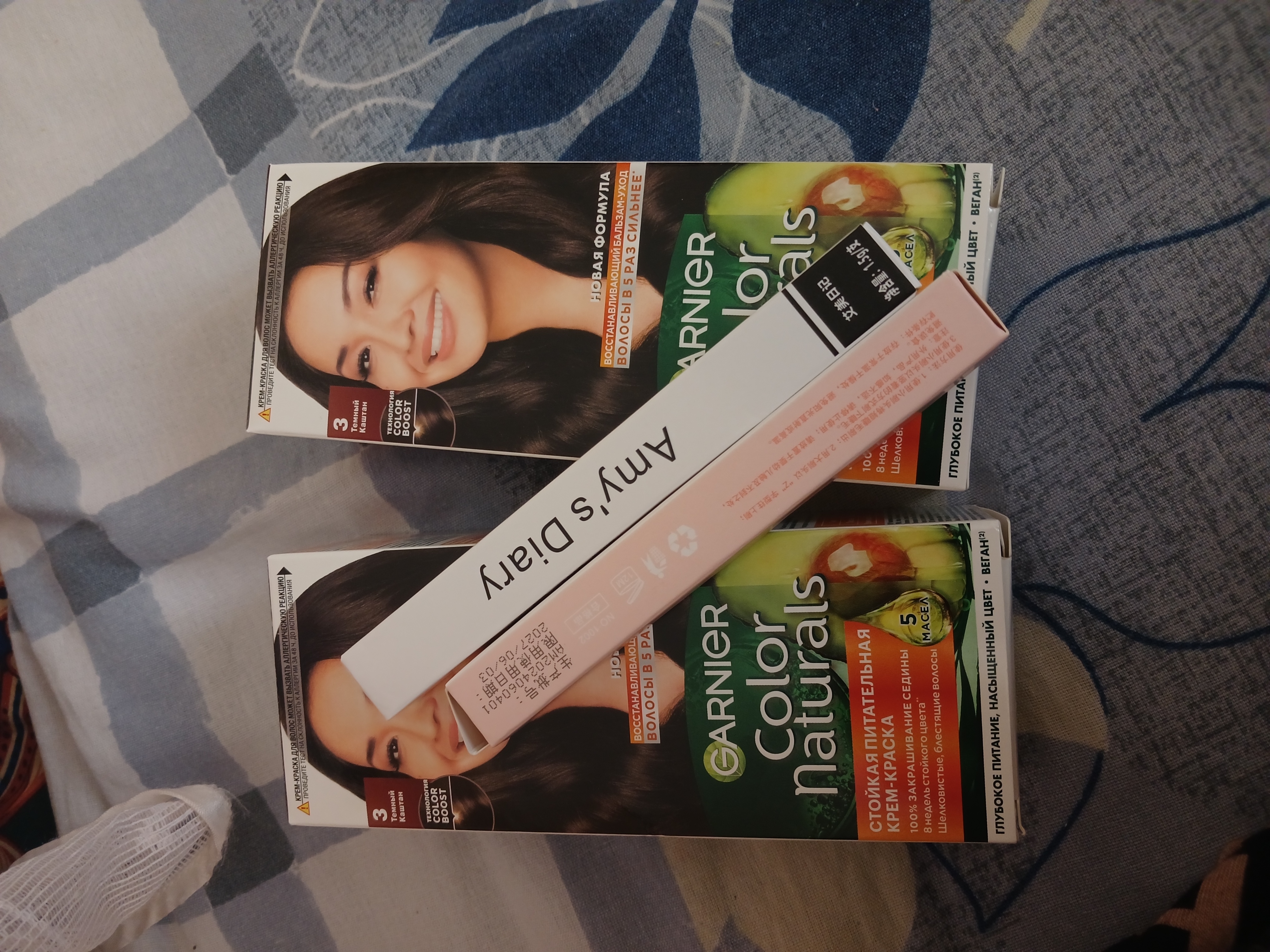 Garnier "Color Naturals" soch uchun chidamli to‘yimli bo‘yoq kremi, 3 Tem.kashtan