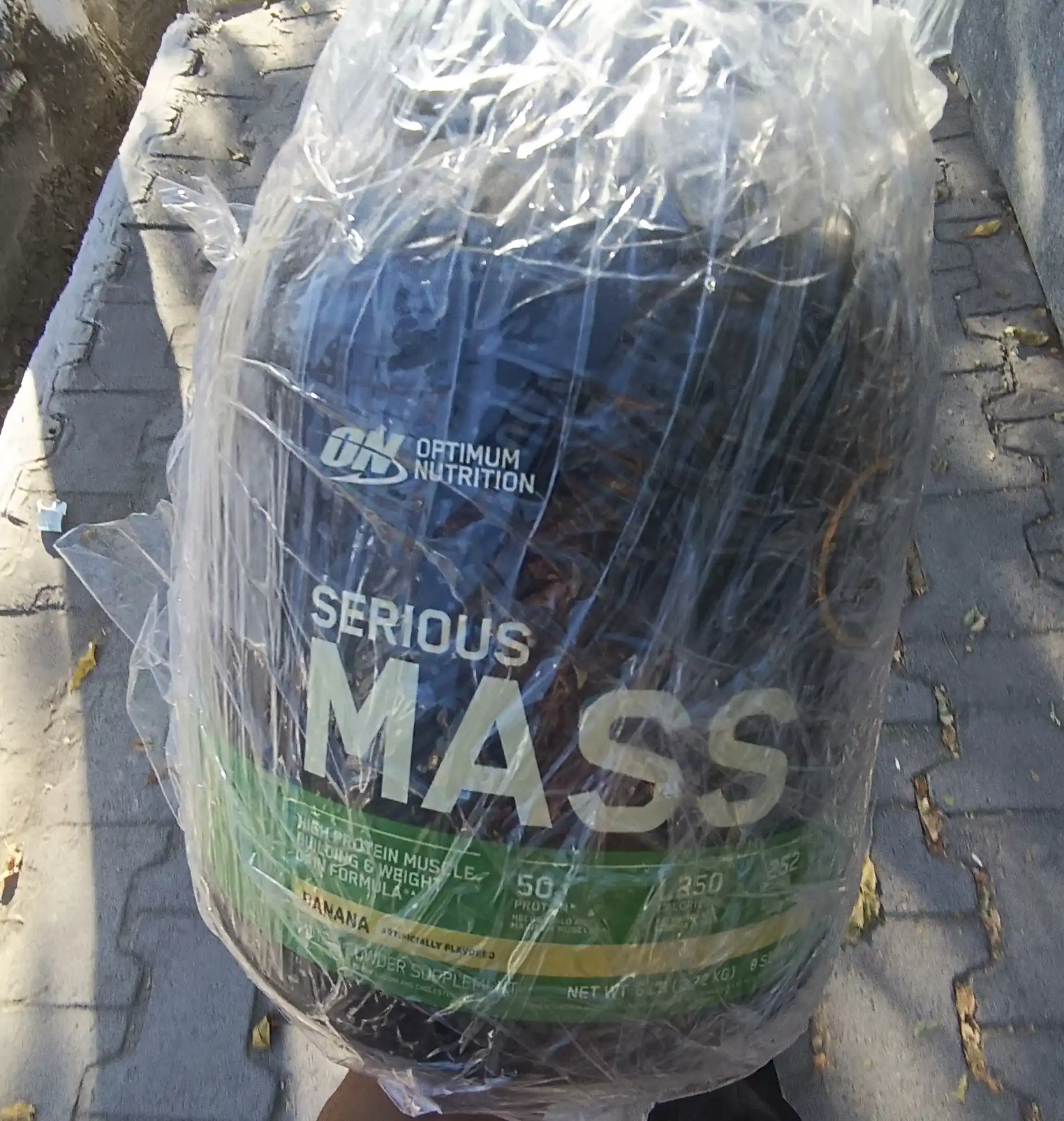 Geyner USA Optimum Nutrition Serious Mass, 2,72 kg vazn uchun, creatin va glutamin blan
