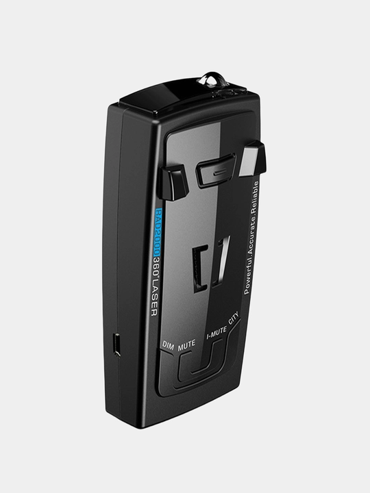 Радар-детектор RAD1000 Black, автомобильный лазерный радарный измеритель скорости, версия для Узбекистана