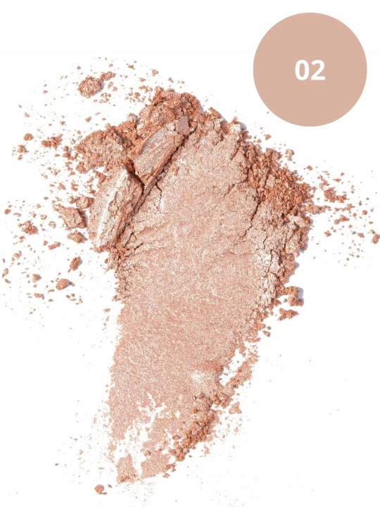 Хайлайтер для лица NOTE Baked Highlighter, 10 г, оттенок 02, для сияния и свежего вида