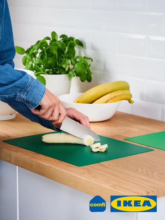 IKEA egiluvchan oshxona bo'lish taxtasi FINFORDELA, to'plamda 2 dona, 28 * 36 sm
