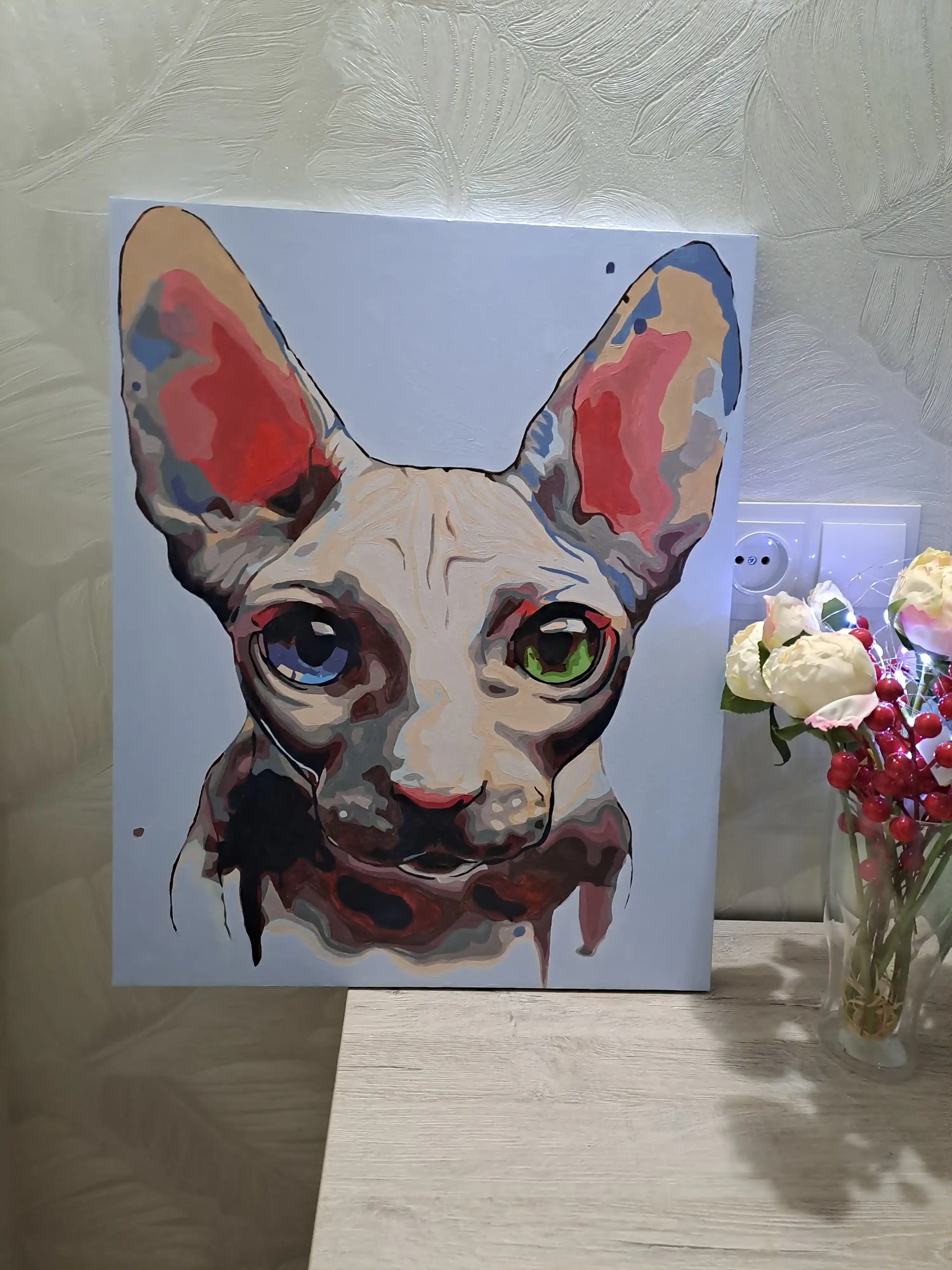 Картина рисование по номерам ARTERY "Котики", раскраска на холсте, 40 * 50 см
