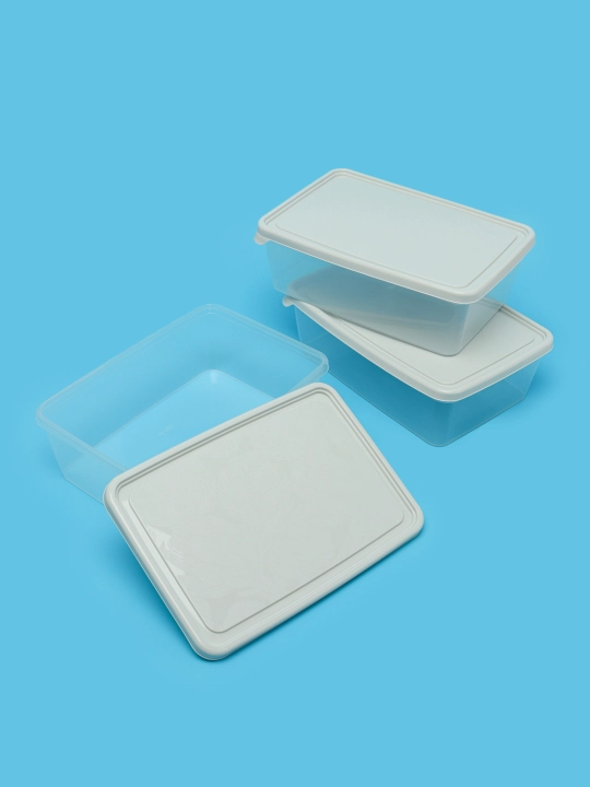 Набор контейнеров и салатница для кухни, хранение продуктов, Plast Team, 3 шт