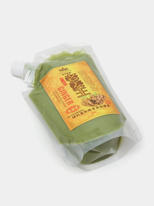 Soch o'sishi uchun zanjabil niqobi, soch to'kilishi va kepekka qarshi, 500 ml