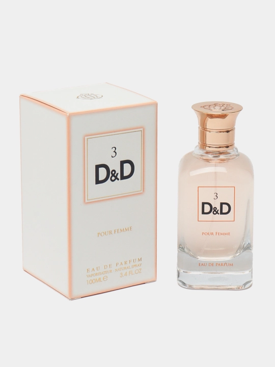 Ayollar uchun parfumlangan suv,  D AND D 3, 100ML, BAA - 
