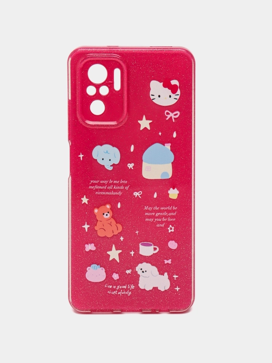 Ayollar uchun silikon g'ilof Redmi note 13, Redmi note 13 pro, Redmi 12, Redmi note 10, Redmi note 12 uchun