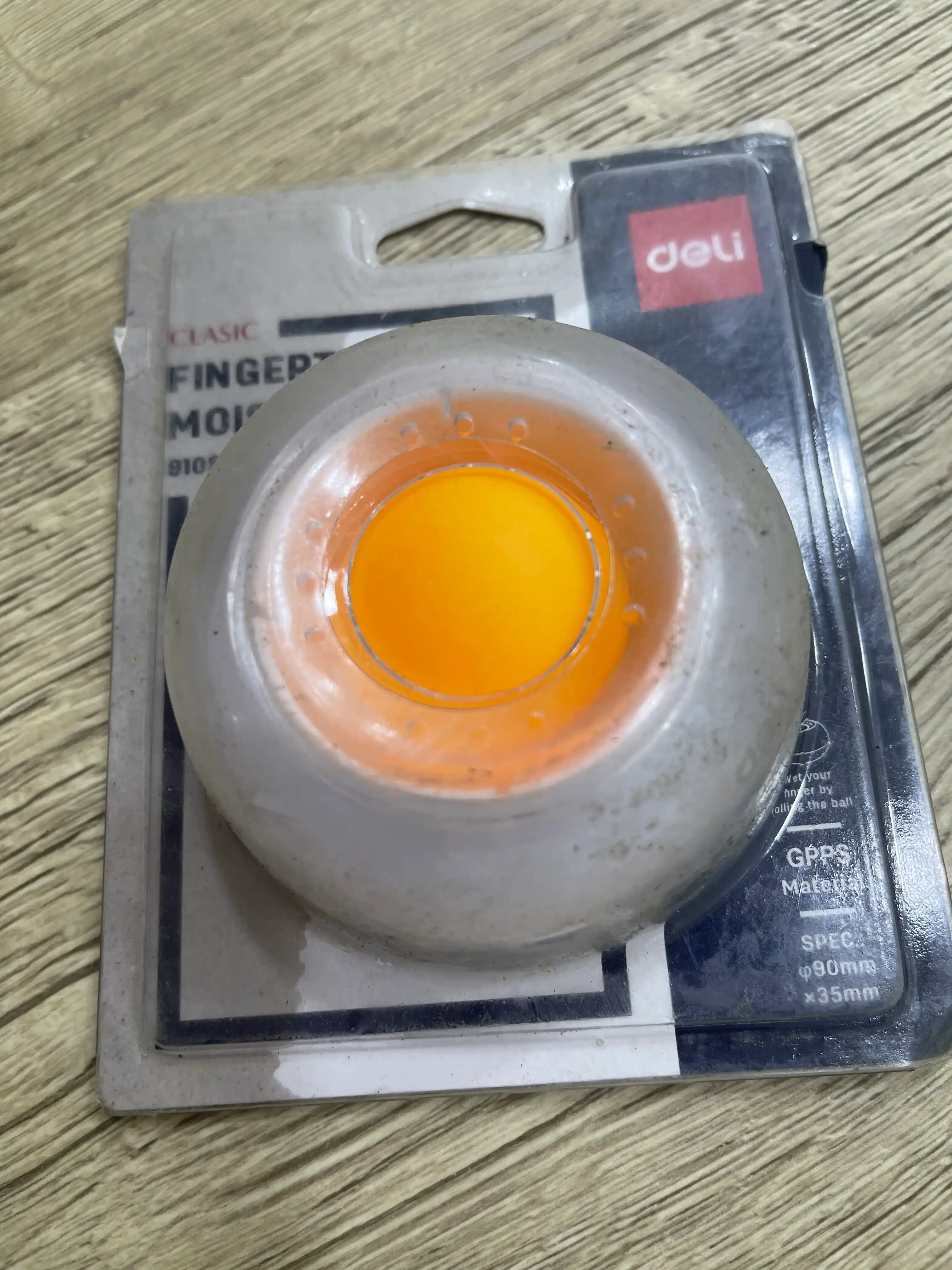 Губка для денег с роликом Deli E9109