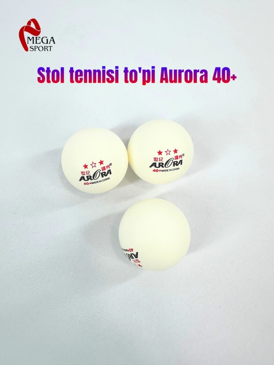 Шарики Aurora для настольного тенниса 40+, 60 шт
