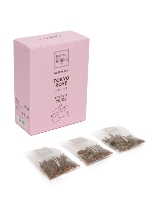 Ko'k choy "TOKYO ROSE", 20 paket, 40 gr