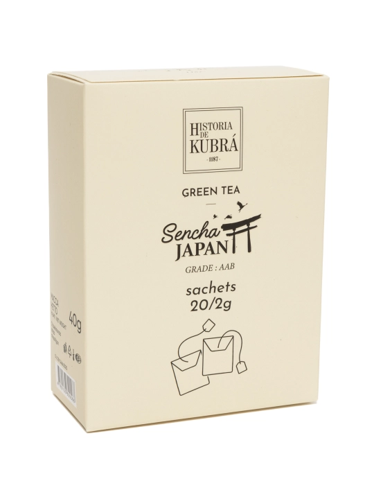 Зеленый чай "SENCHA JAPAN", 20 пакетиков, 40 гр - 