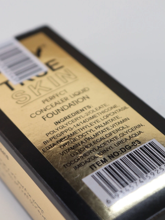 Yuz va teri uchun tonal kremi Daroge True Skin Perffct Concealer Liquid Foundation