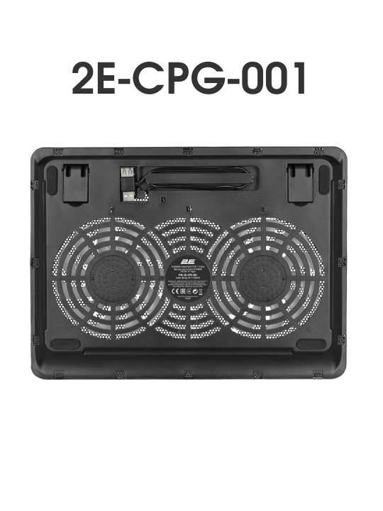 2E GAMING sovutgichli noutbuk tagligi, 14"-17.3," LED yoritgich, kuchli