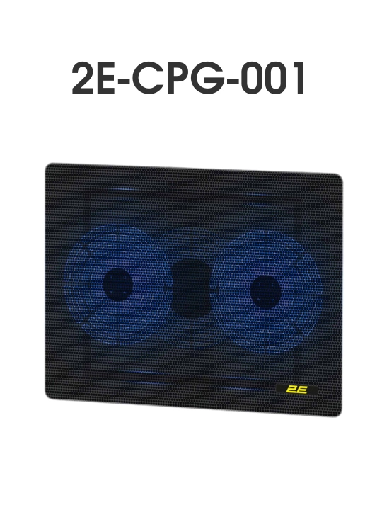 2E GAMING sovutgichli noutbuk tagligi, 14"-17.3," LED yoritgich, kuchli