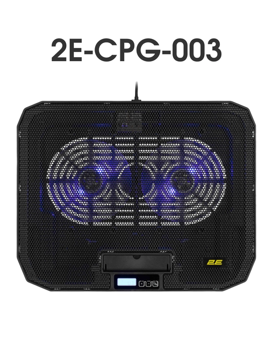 2E GAMING sovutgichli noutbuk tagligi, 14"-17.3," LED yoritgich, kuchli