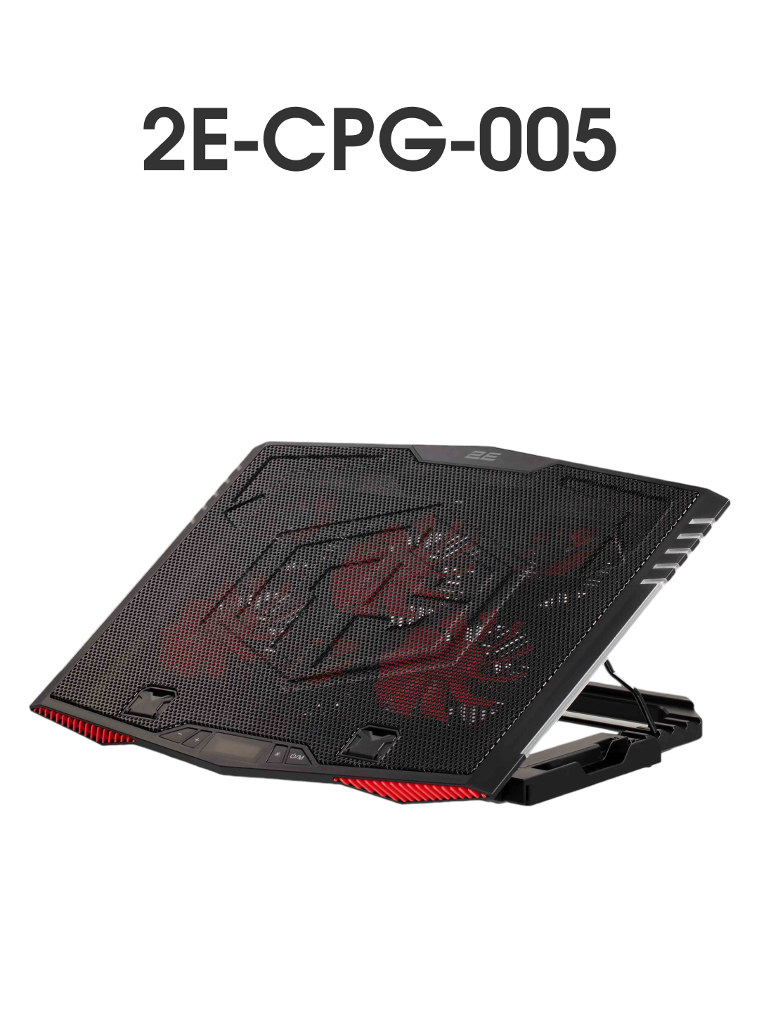 2E GAMING sovutgichli noutbuk tagligi, 14"-17.3," LED yoritgich, kuchli