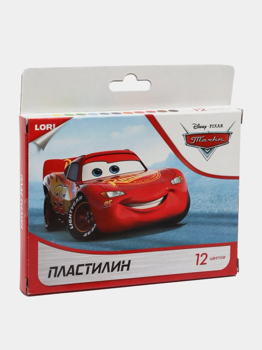 Plastilin Disney "Avtomobillar" 12 rang, har biri 15 g, evro ilgichli Pld-021 q0000014570