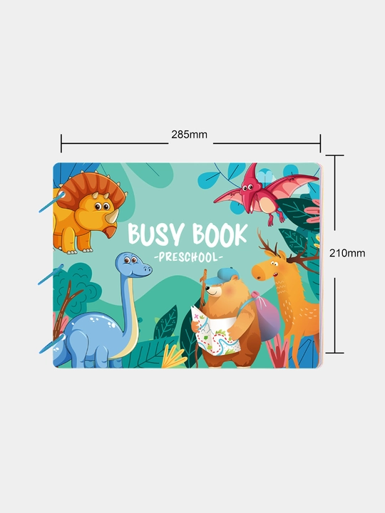 Развивающая книга Busybook, Монтессори на липучках
