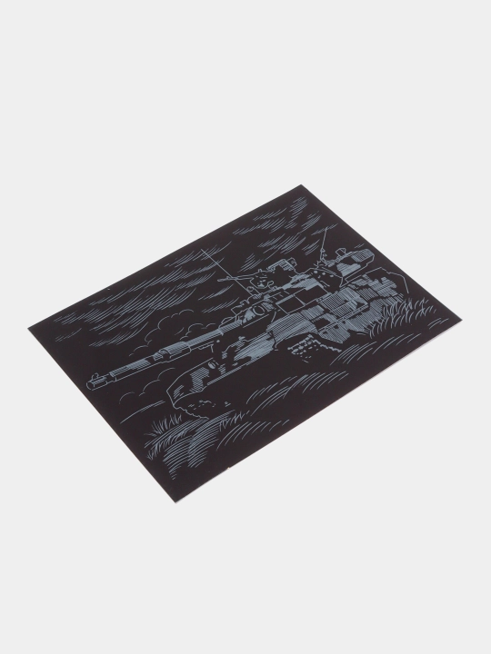 Oltin effektli, katta o'yma "Tank Armata" GrR-007 q0000039035