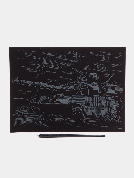 Oltin effektli, katta o'yma "Tank Armata" GrR-007 q0000039035