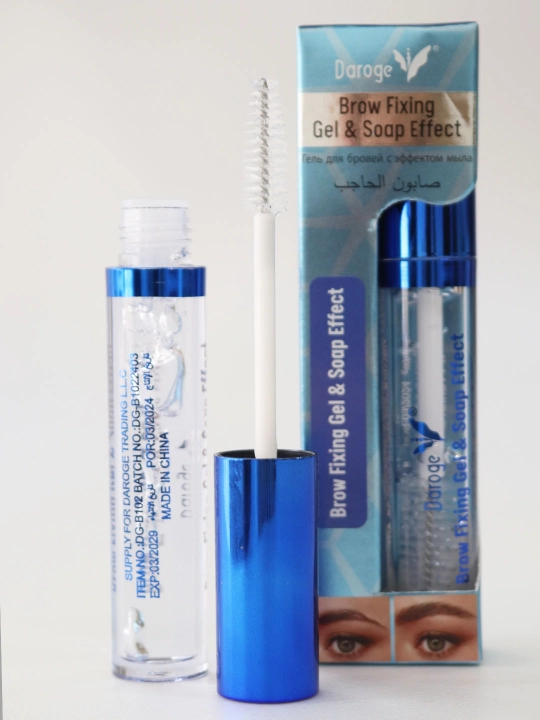 Гель-фиксатор для бровей Daroge Brow Fixing & Soap Effect для женщин, прозрачный - 