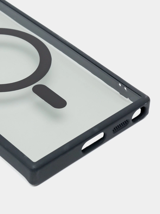 Прозрачный чехол MagSafe для Samsung S20,Note 20Ultra,S21,S22,S23,S24,S25,S26,FE,Ultra