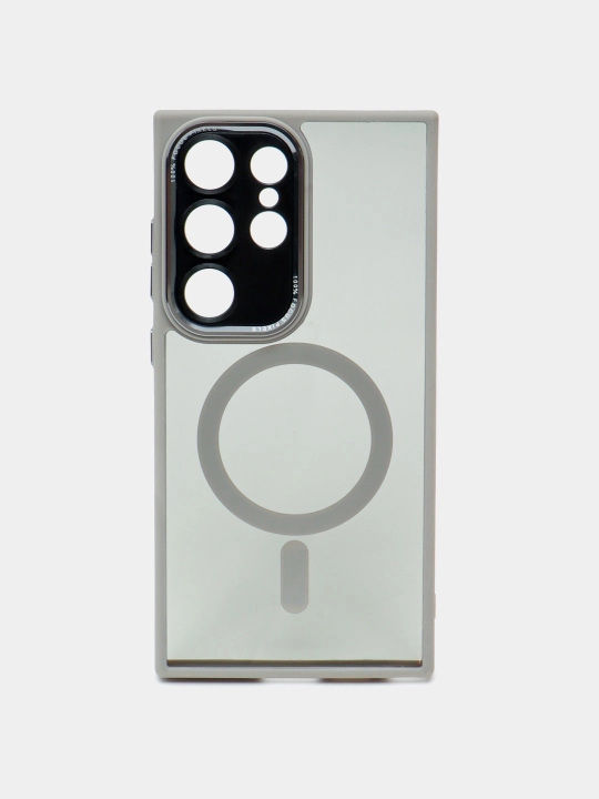 Прозрачный чехол MagSafe для Samsung S20,Note 20Ultra,S21,S22,S23,S24,S25,S26,FE,Ultra