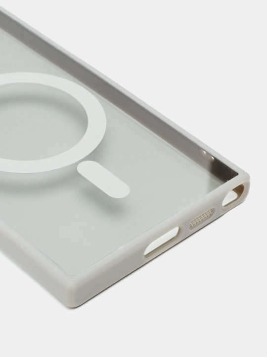 Прозрачный чехол MagSafe для Samsung S20,Note 20Ultra,S21,S22,S23,S24,S25,S26,FE,Ultra