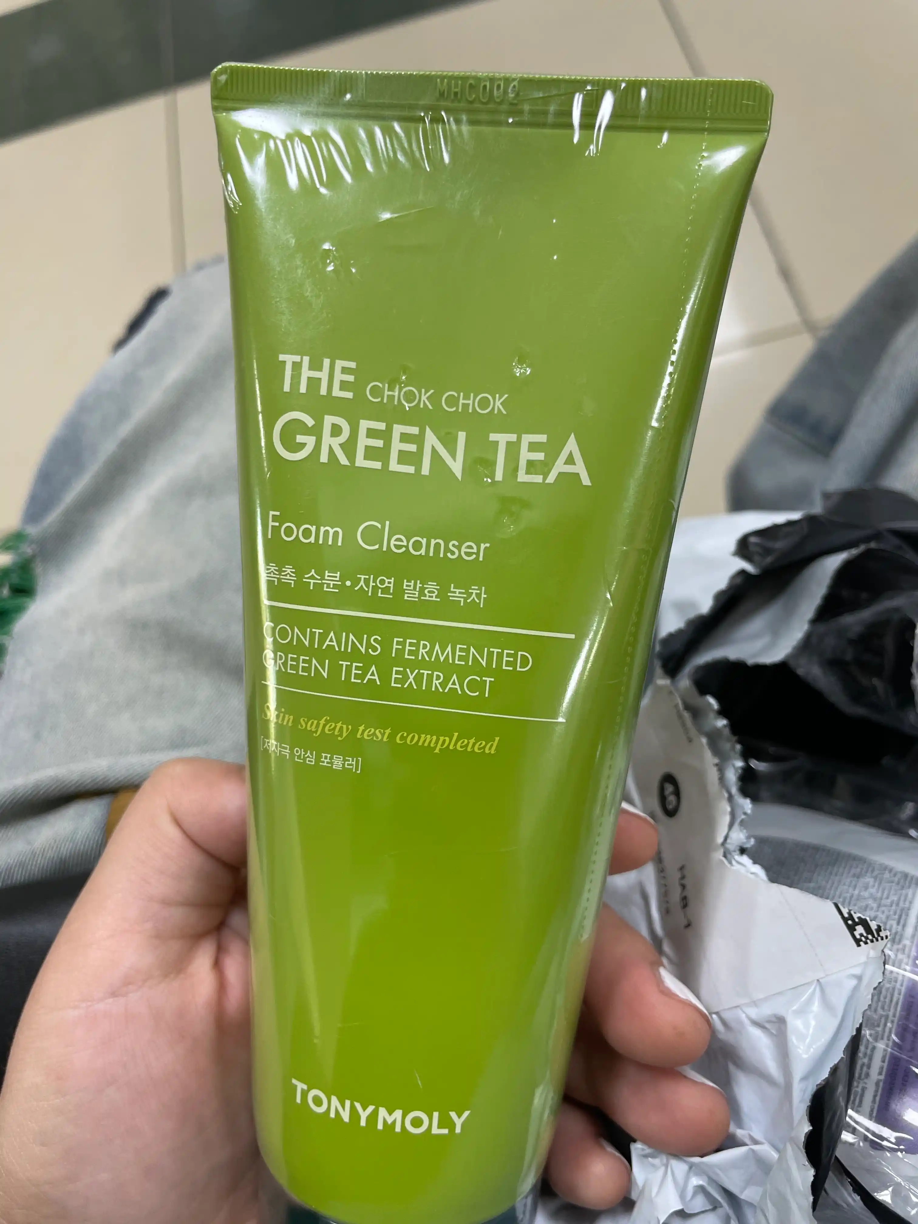Yuz uchun ko‘pik The Chok Chok Green Tea Foam, 200 ml, terini tozalash uchun