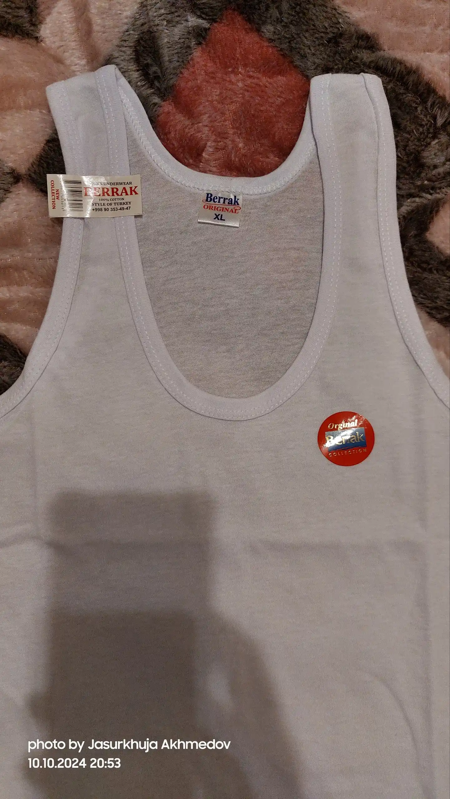Erkaklar uchun mayka, klassik va qulay, M dan 3XL gacha