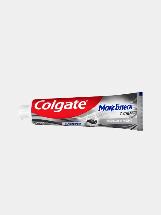 Colgate Maks Blesk ko‘mir va mayin yalpiz ta’mli tish pastasi, 100 ml