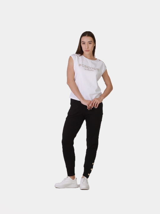 Kunlik ayollar sport shimlari yon chontaklar bilan - 