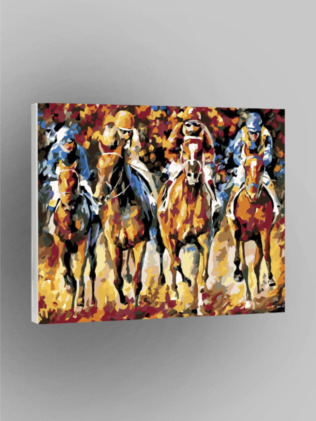 Raqamlar bo'yicha rasm chizish ARTERY "Otlar", holstda chizmachilik, 40 * 50 sm - 