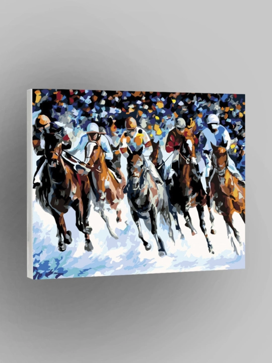 Raqamlar bo'yicha rasm chizish ARTERY "Otlar", holstda chizmachilik, 40 * 50 sm - 