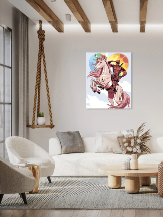 Raqamlar bo'yicha rasm chizish ARTERY "Otlar", holstda chizmachilik, 40 * 50 sm