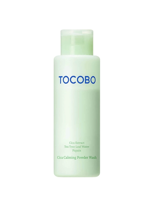 Sentella bilan, sezgir teri uchun ferment kukuni Tocobo Cica Calming Powder Wash - 