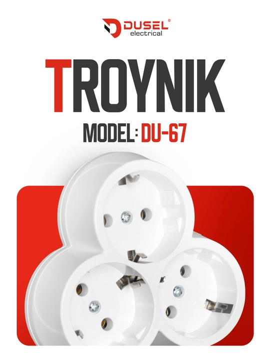 Uch rozetkali troynik Dusel electrical