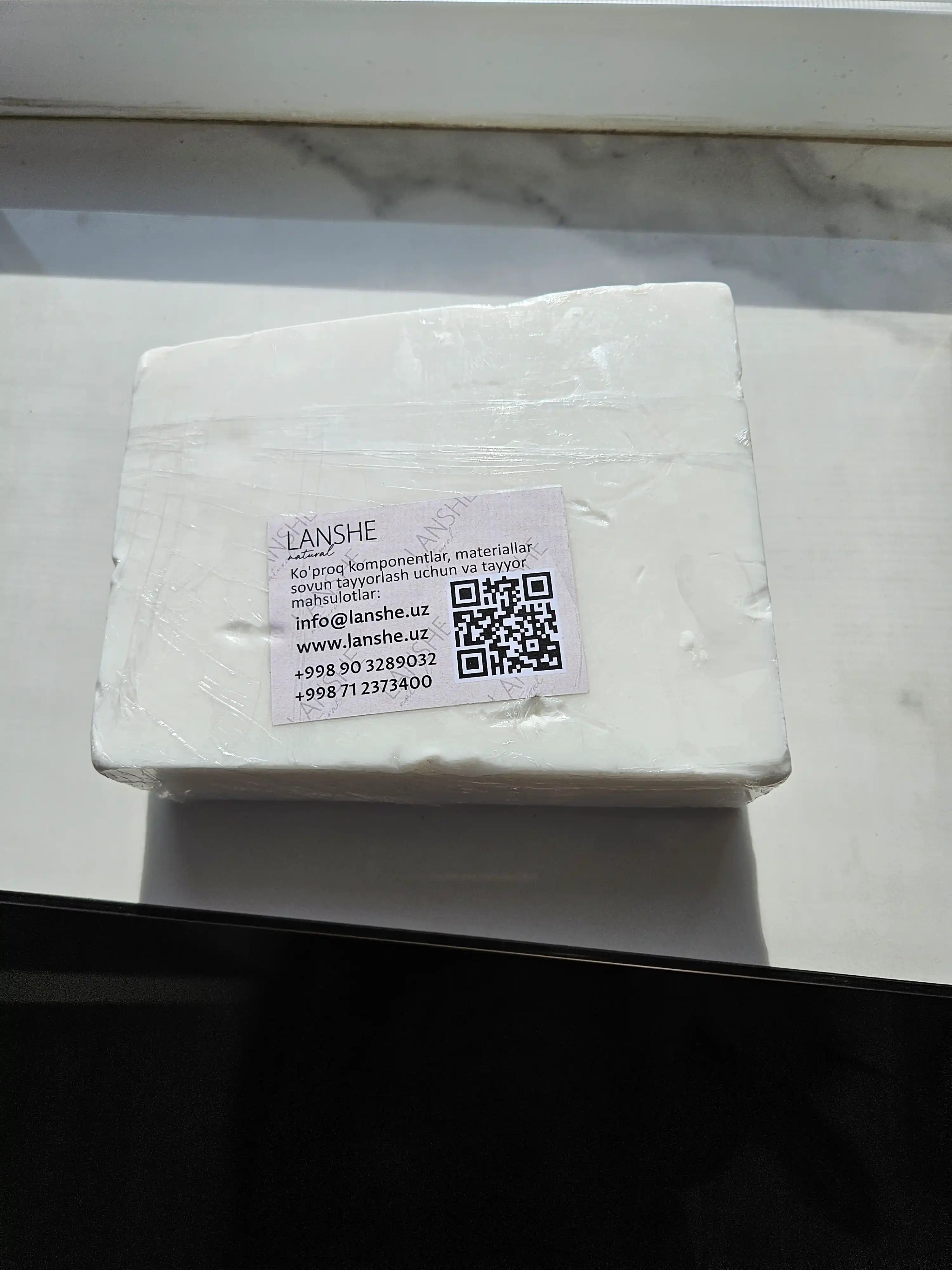 Oq glitserinli sovun asosi Lanshe, 1 kg