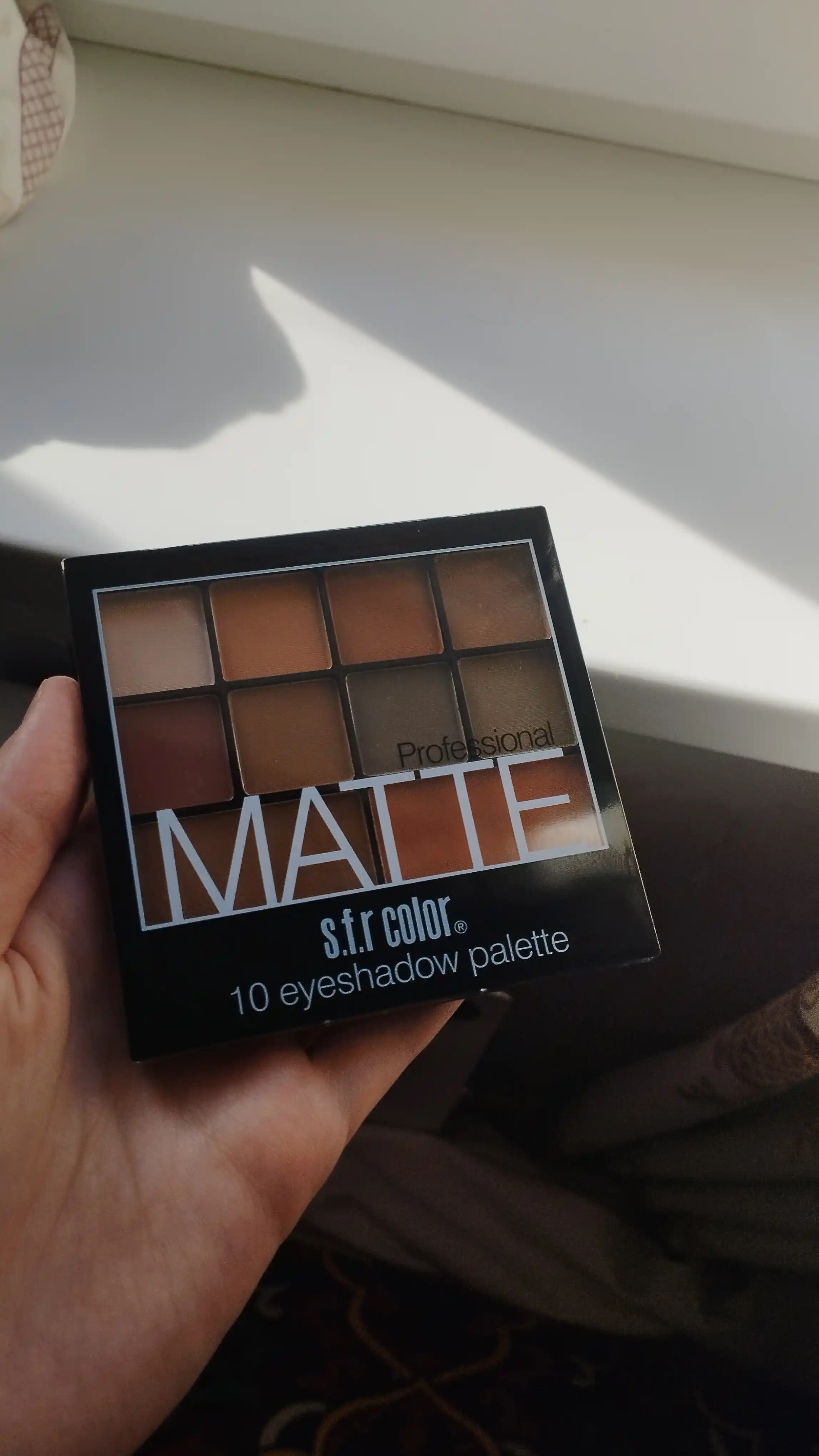 Палетка матовых теней для век Matte, 10 цветов