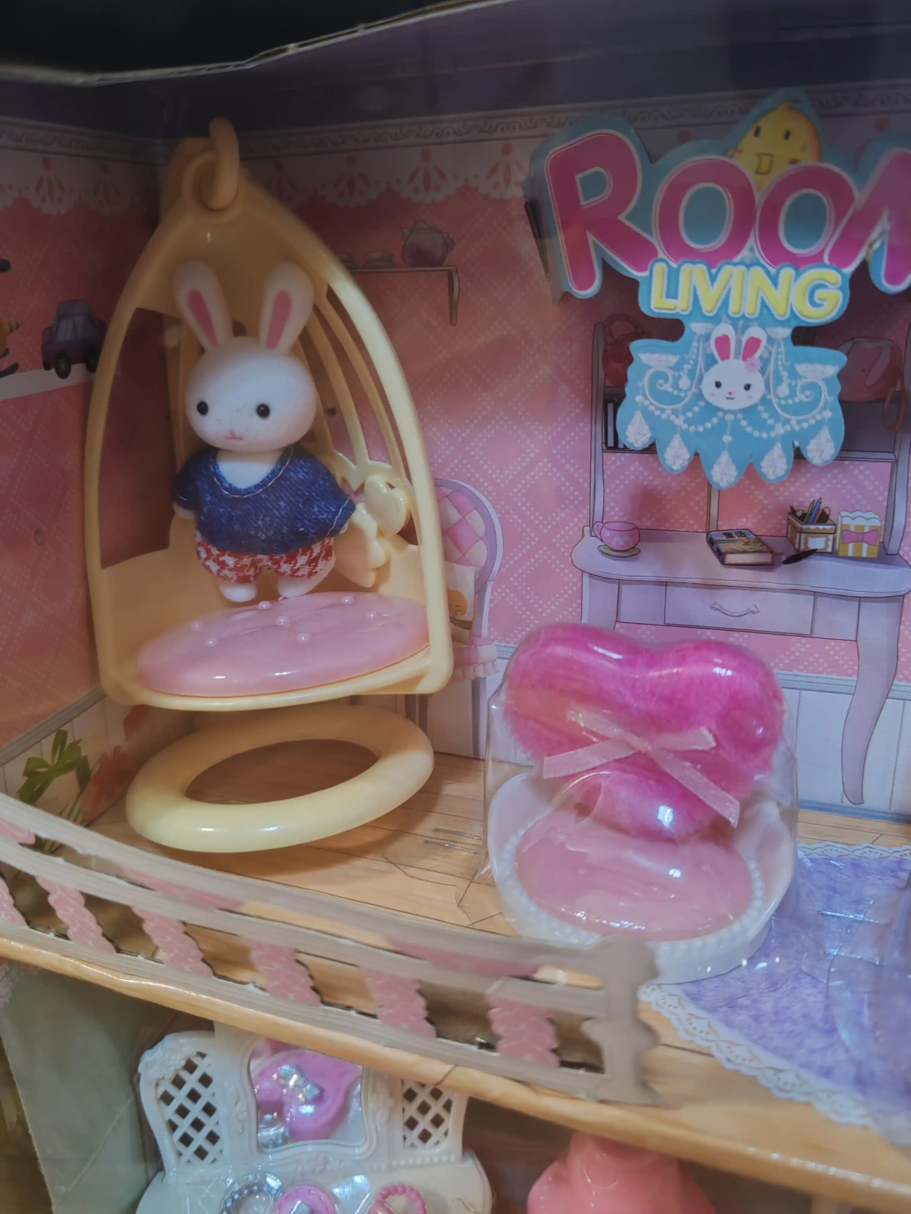 Кукольный домик для девочек, дом зайчика, кролика, Sylvanian Families
