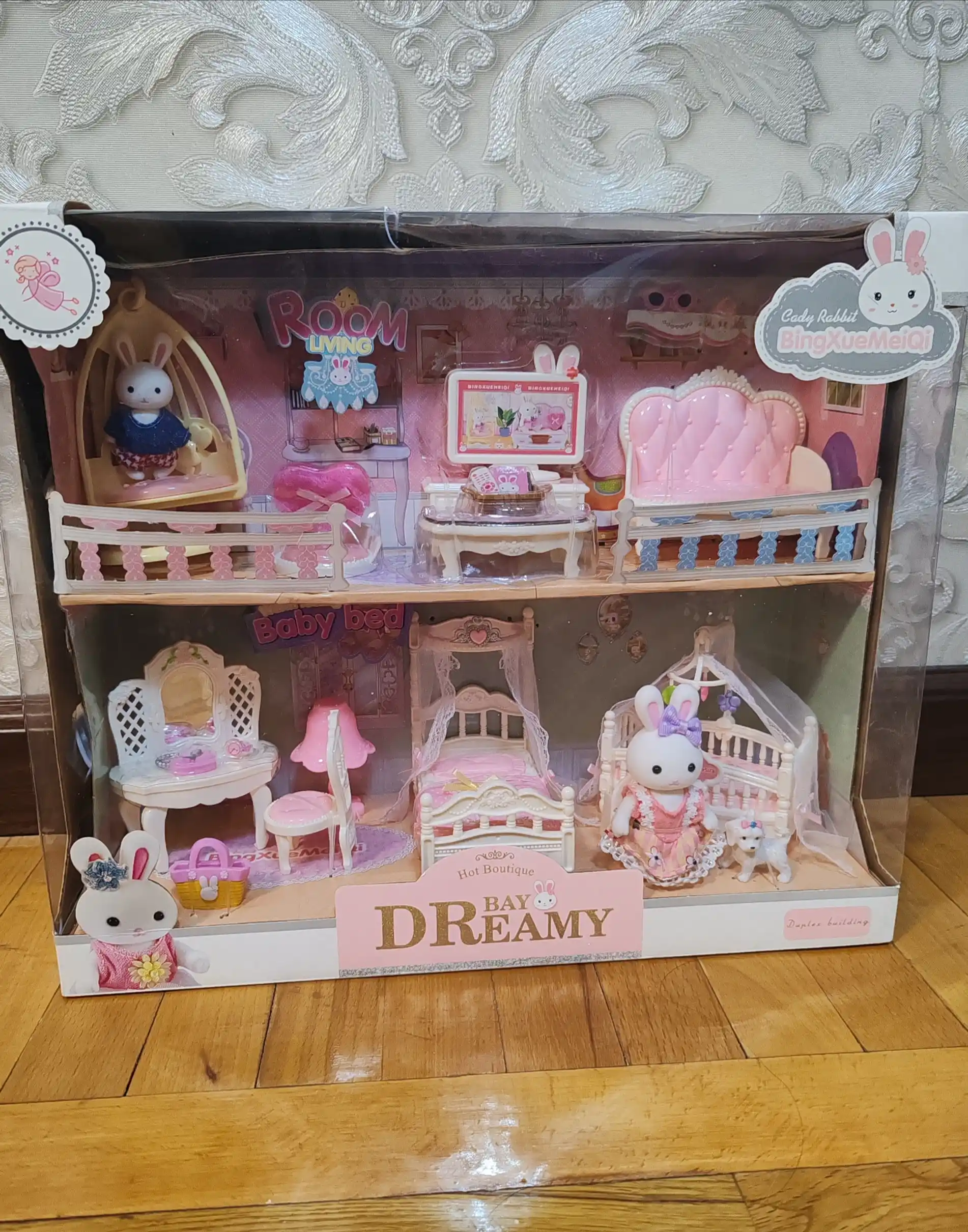 Кукольный домик для девочек, дом зайчика, кролика, Sylvanian Families