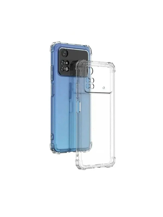 Чехол для Poco F6,F4,F3,F2,X6,X5,X4,X3,M5,M4,M3,C40, прозрачный, силиконовый