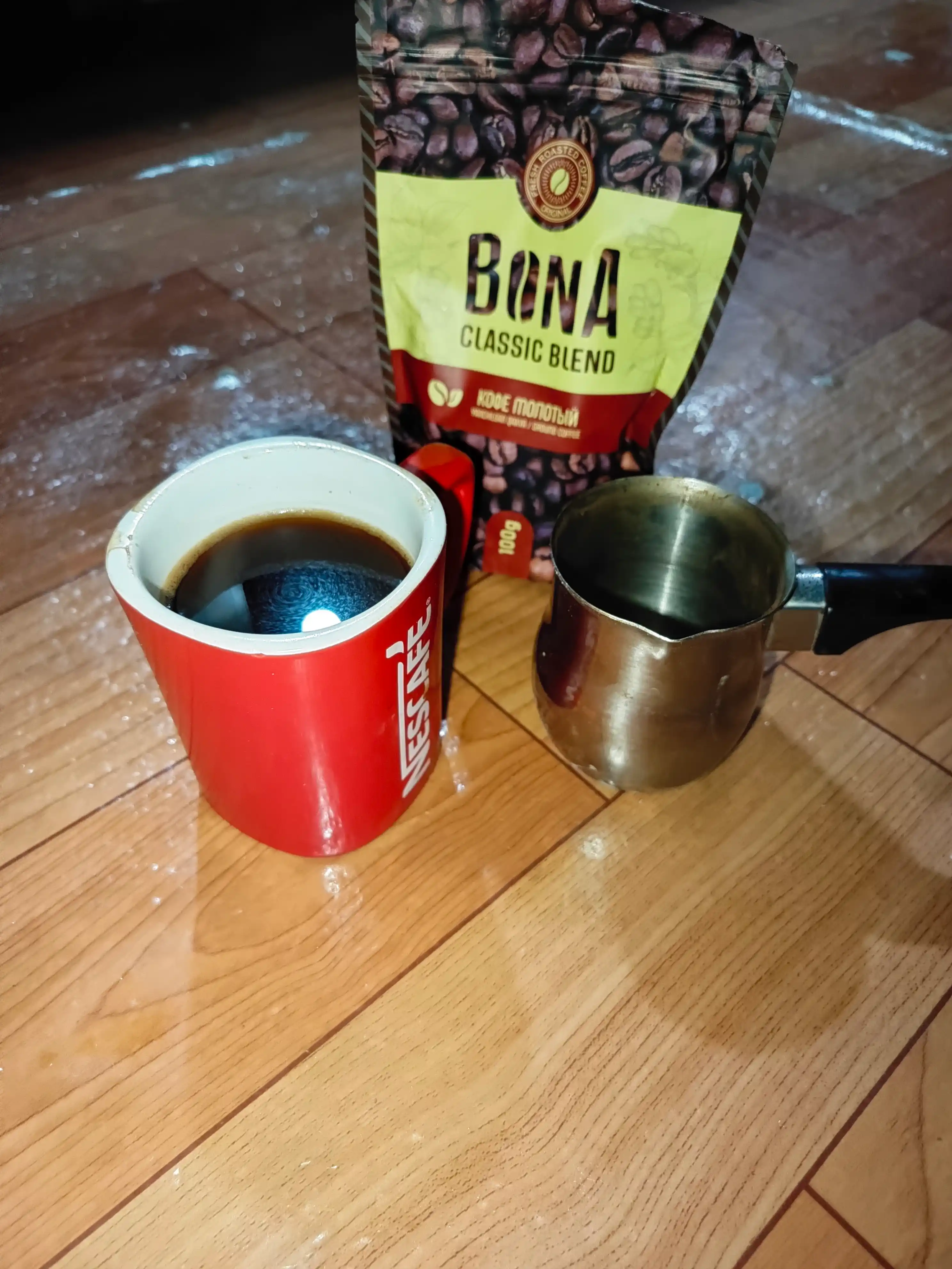 Maydalangan qahva Bona, yangi qovurilgan, tabiiy, 100 g