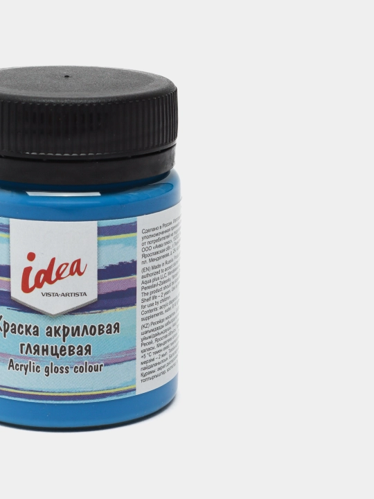Akril bo'yoq Vista-Artista idea, dekorativ yaltiroq, IGA-50, 506 ko'k rang, 50 ml