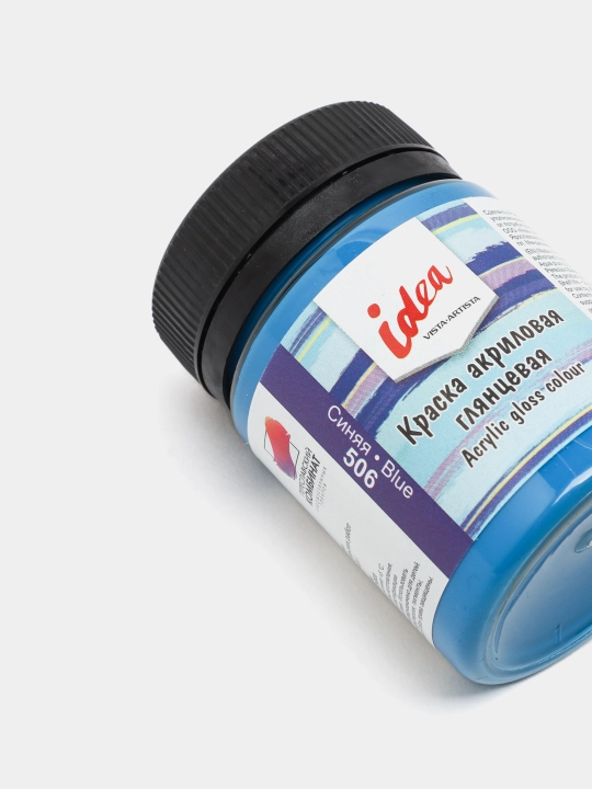 Akril bo'yoq Vista-Artista idea, dekorativ yaltiroq, IGA-50, 506 ko'k rang, 50 ml