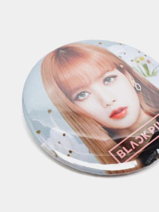 Qizlar va o'g'il bolalar uchun mashhur Black Pink guruhining nishonlari, 58 mm