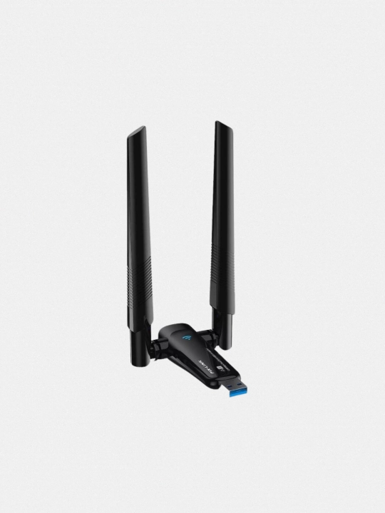 Wi-fi адаптер, PIX-Link ax1800 wifi 6 5GHz, 2.4GHz, USB 2.0, драйвер в комплекте