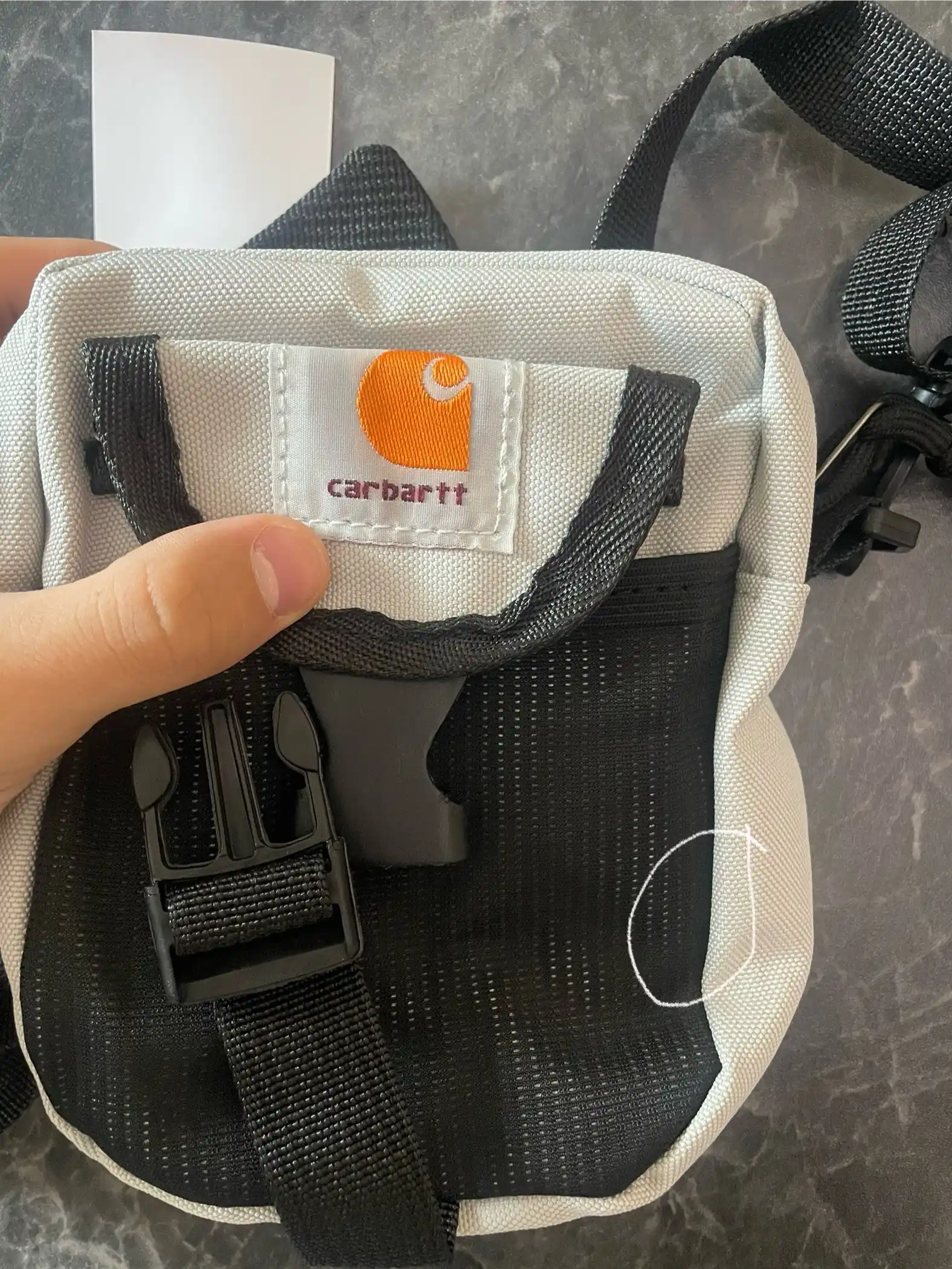Сумка Carhartt Wip, через плечо, универсальная, унисекс, вельветовая, на ремне
